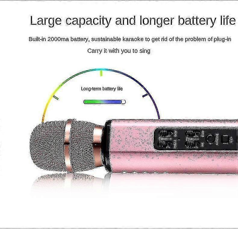 Multifunction Wireless Microphone - Audio Recording, Streaming, Singing Mic