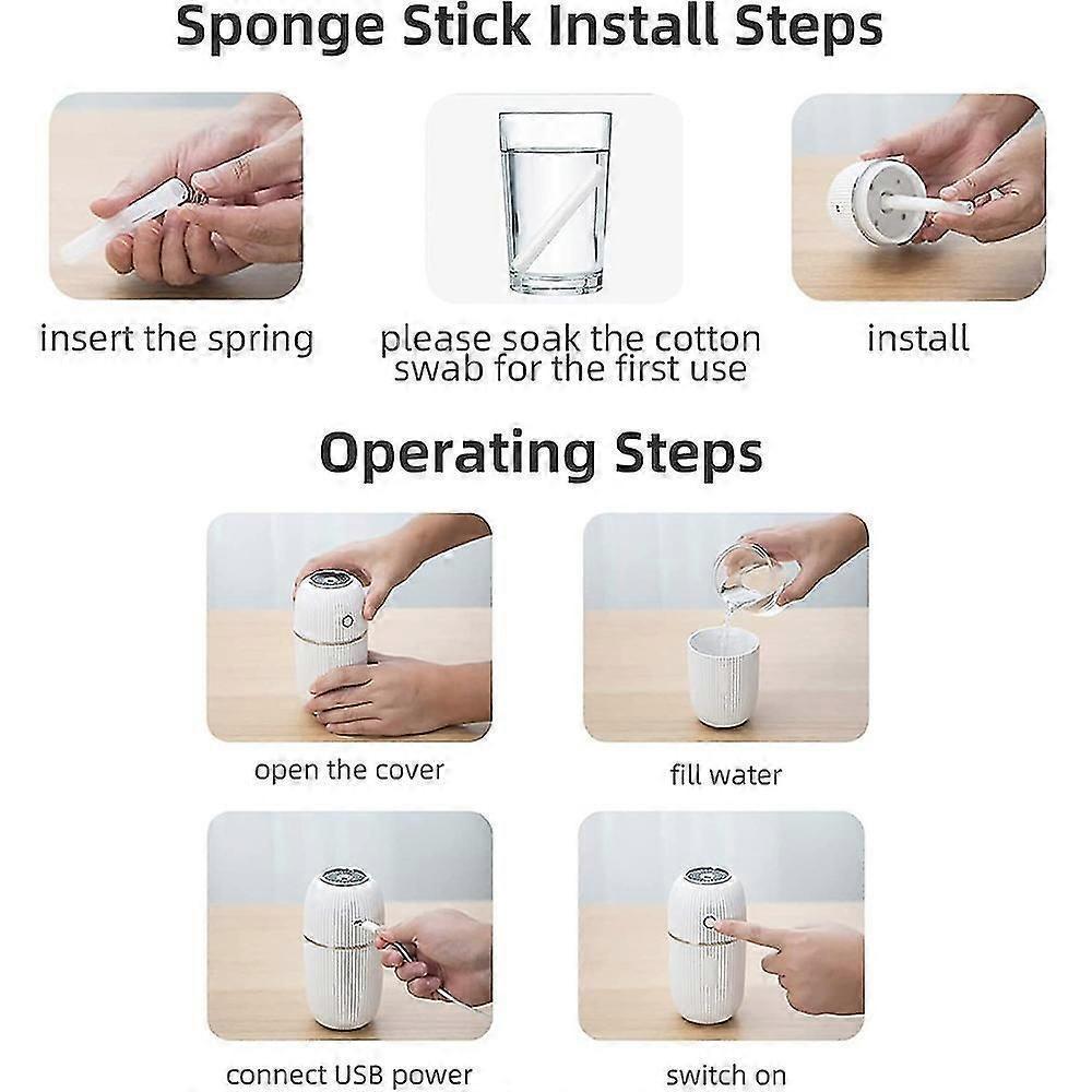 Mini USB Humidifier for Plants Car Desktop Air Humidifier Portable Mist Maker