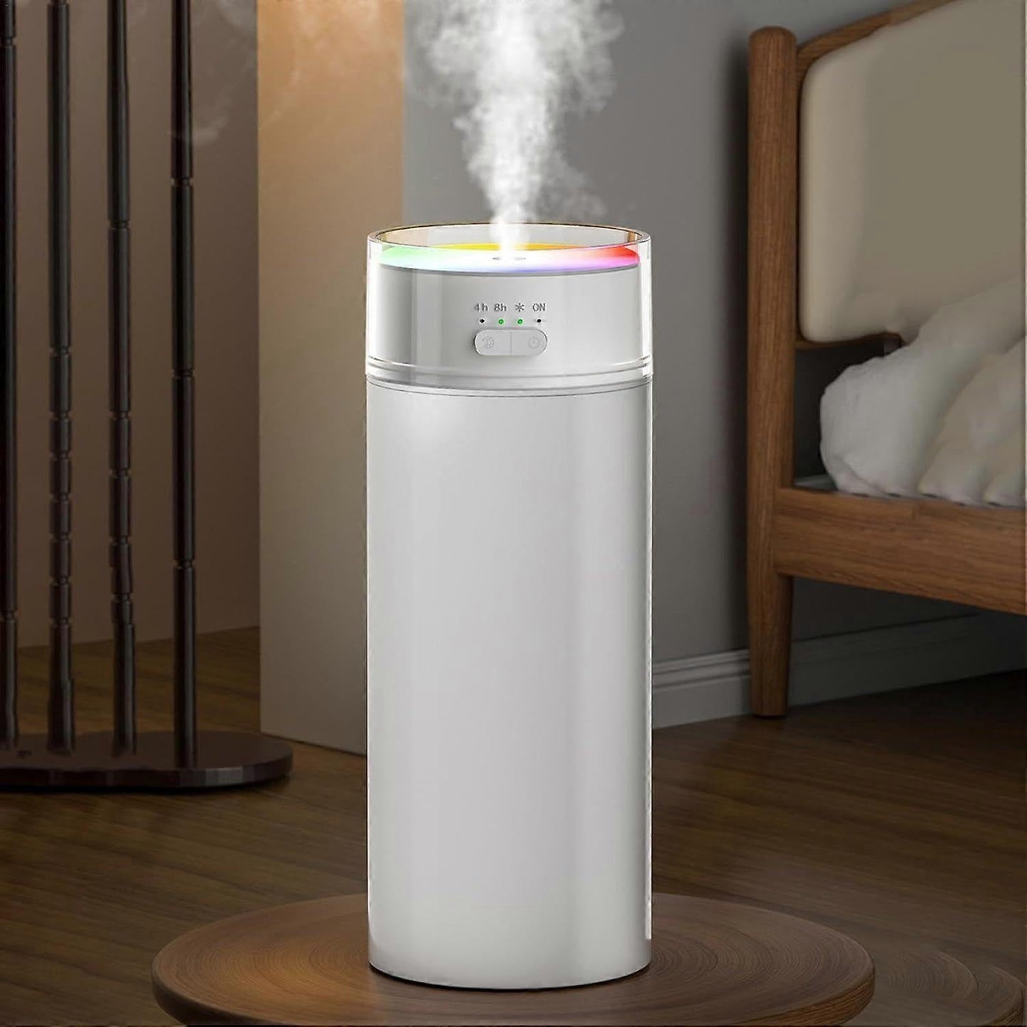 Portable Air Humidifier for Bedroom Office Desk Car, USB Quiet Humidifier