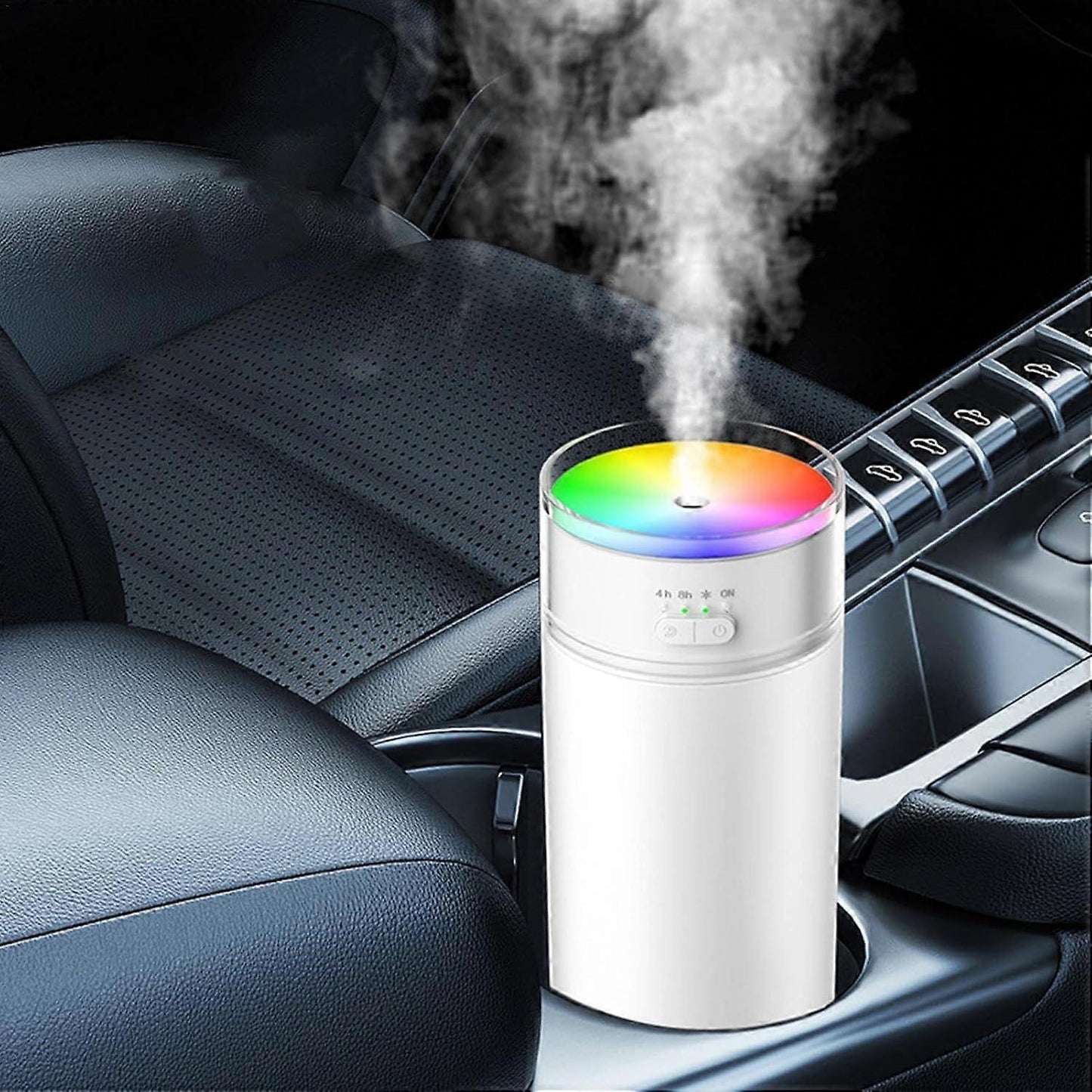 Portable Air Humidifier for Bedroom Office Desk Car, USB Quiet Humidifier