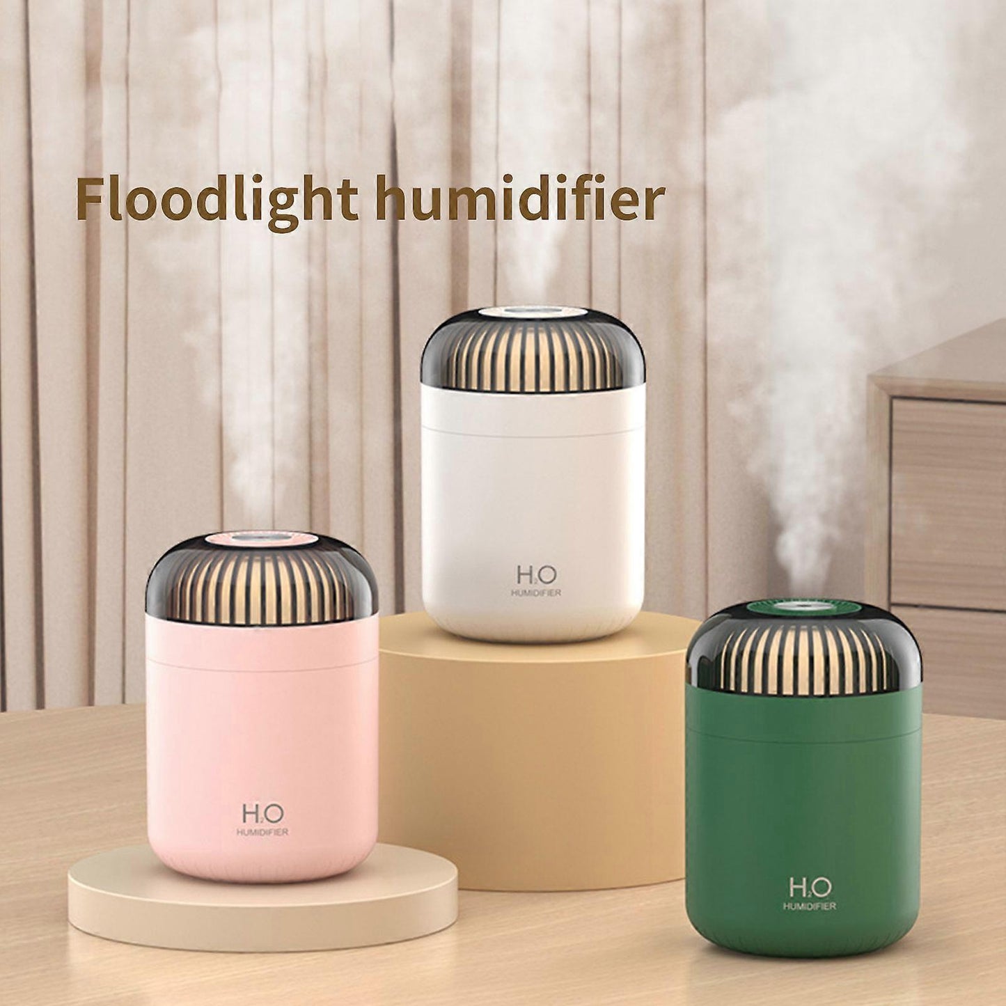 Desktop Humidifier for Bedroom, Quiet Cool Mist Room Humidifier