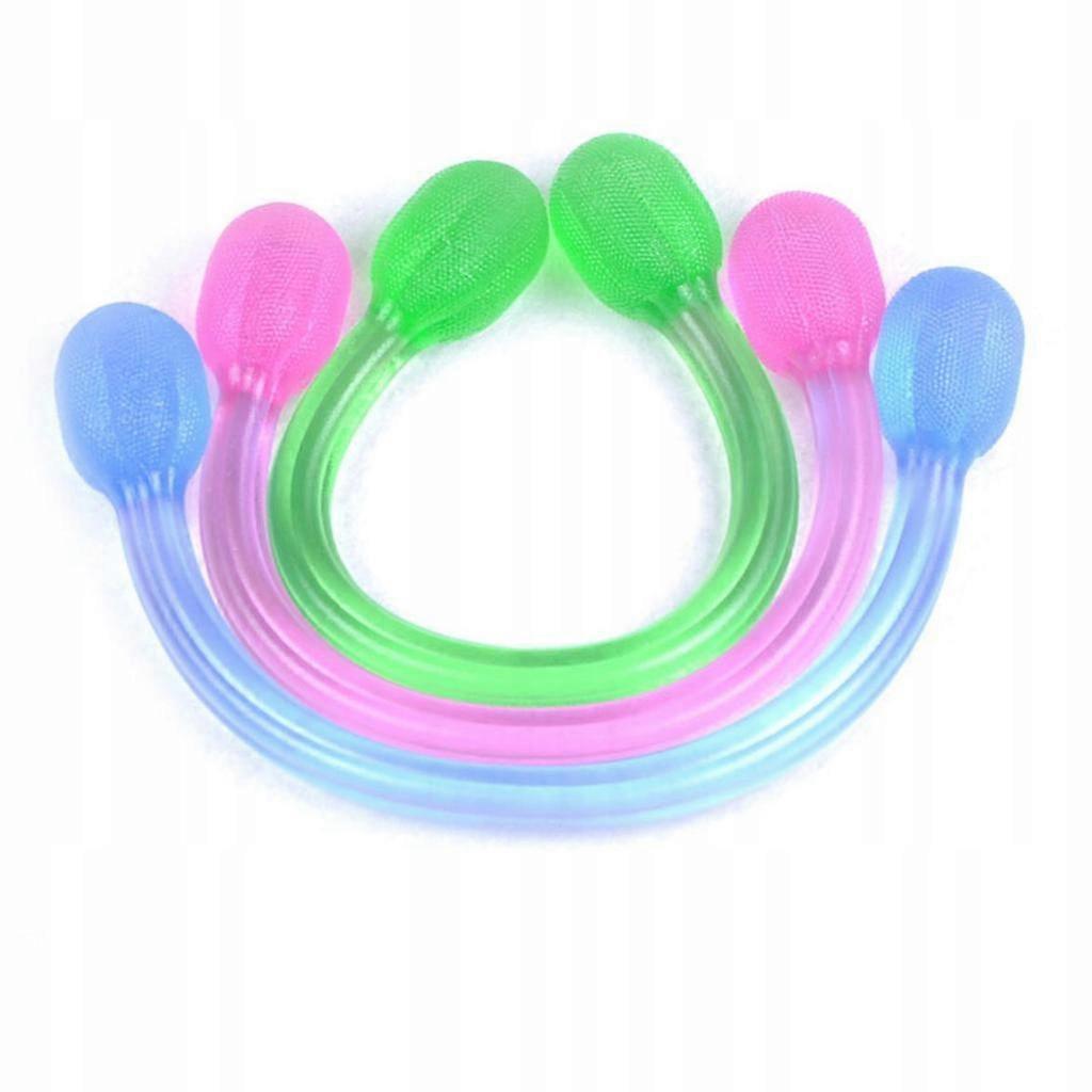 Green Silicone Yoga Pull Rope Resistance Band for Gym