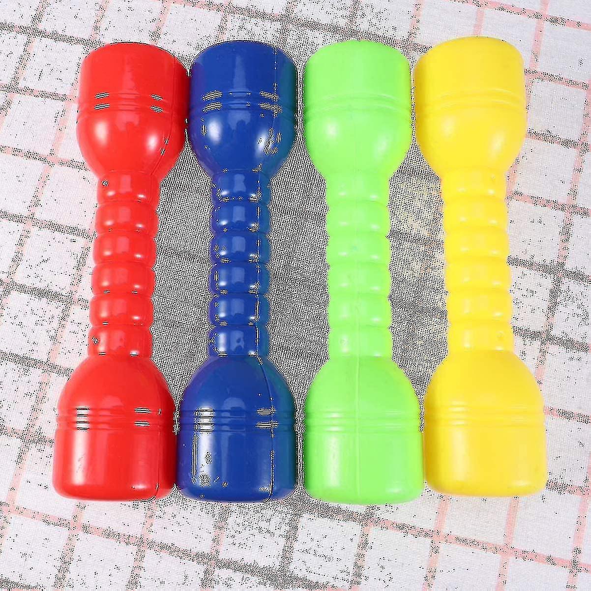 4pcs Babies Dumbbell Set for Yoga & Fitness (Red/Green/Blue/Yellow)