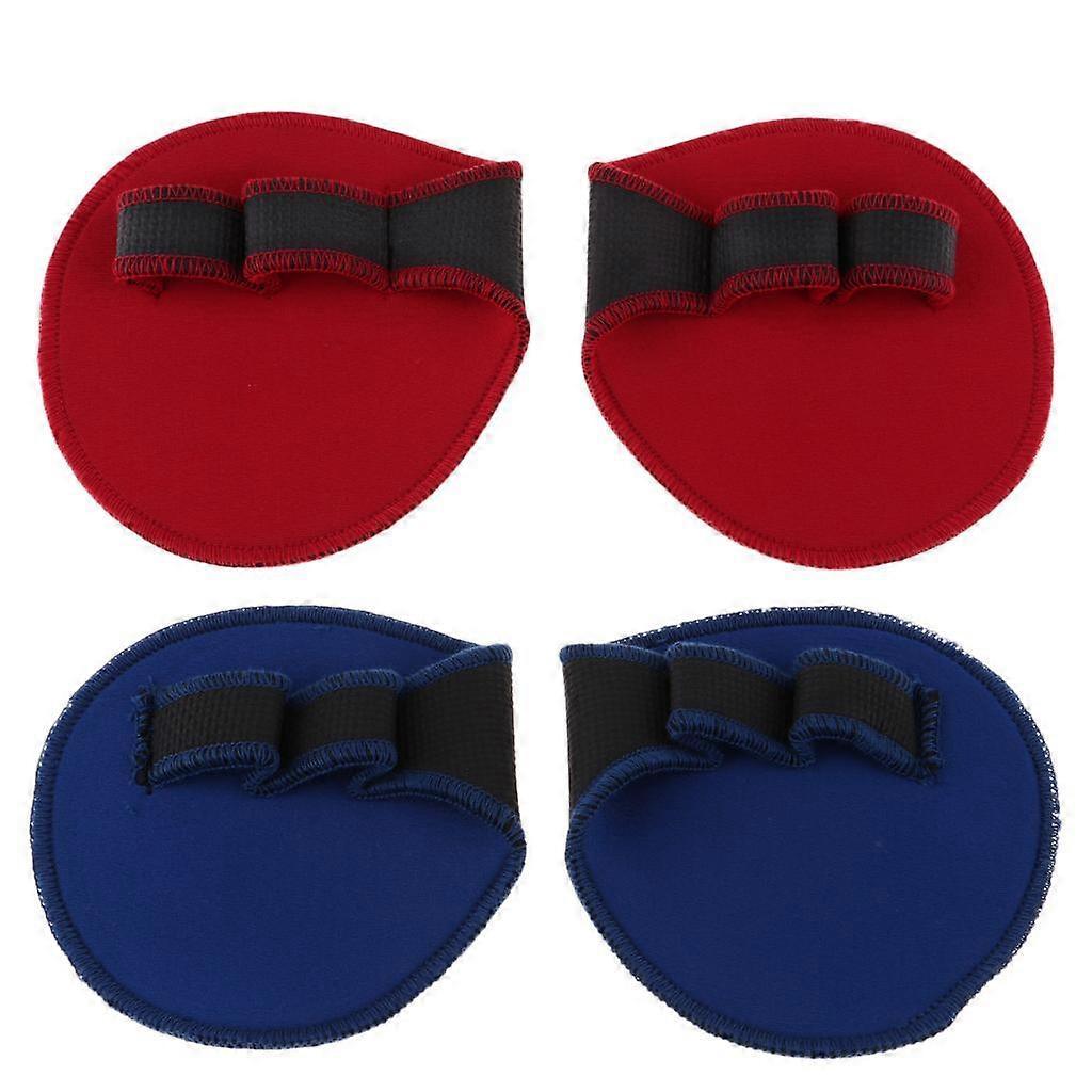 2x Lifting Grip Gloves Pad, Anti-Slip Gym Grips for Weightlifting