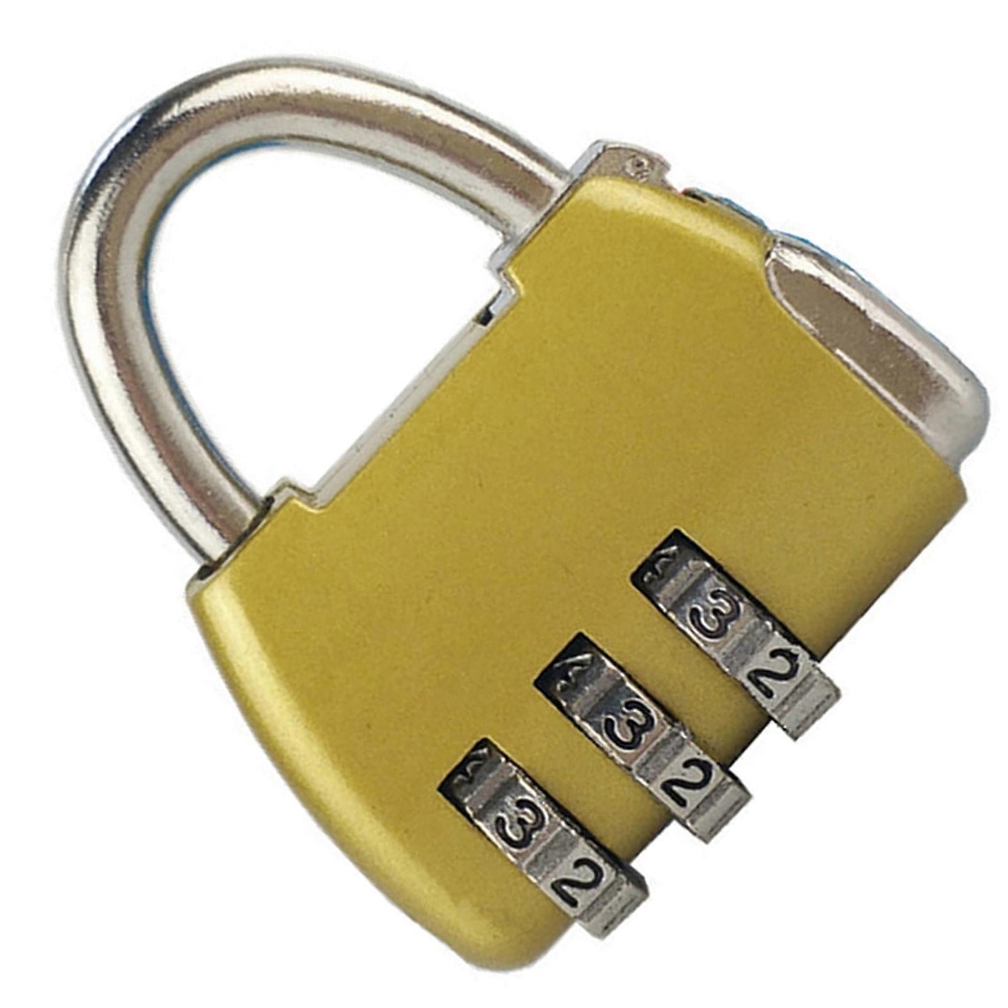 3-Digit Zinc Alloy Combo Lock - Heavy Duty Luggage Padlock