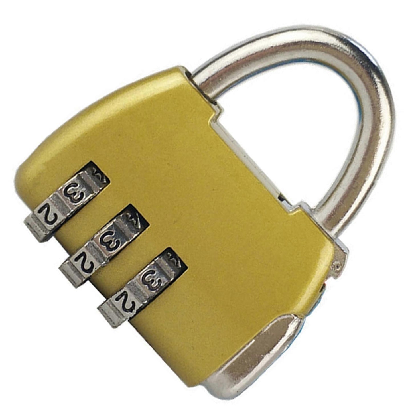 3-Digit Zinc Alloy Combo Lock - Heavy Duty Luggage Padlock