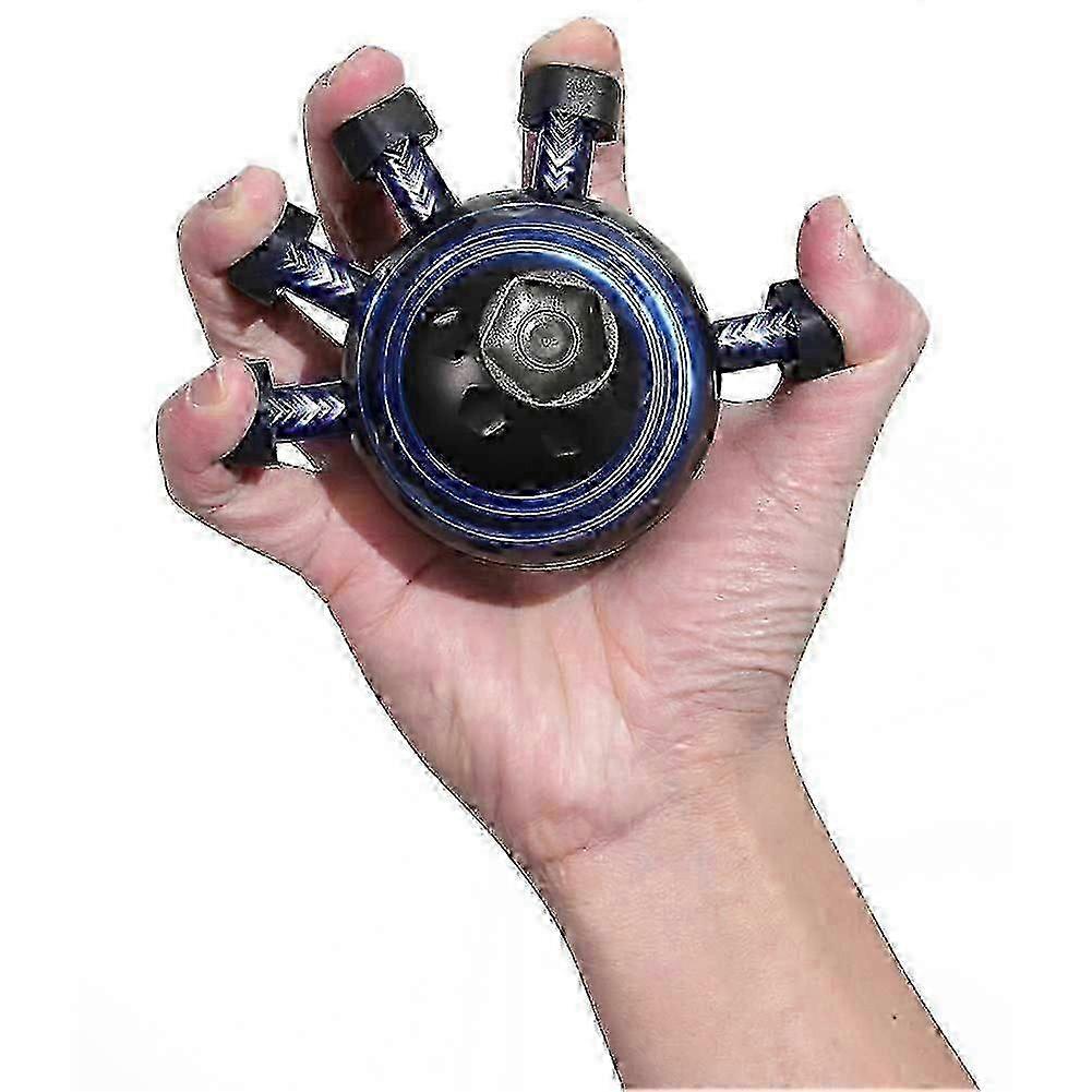 Finger Exerciser with Adjustable Resistance, Hand Grip Trainer for Gym & Home