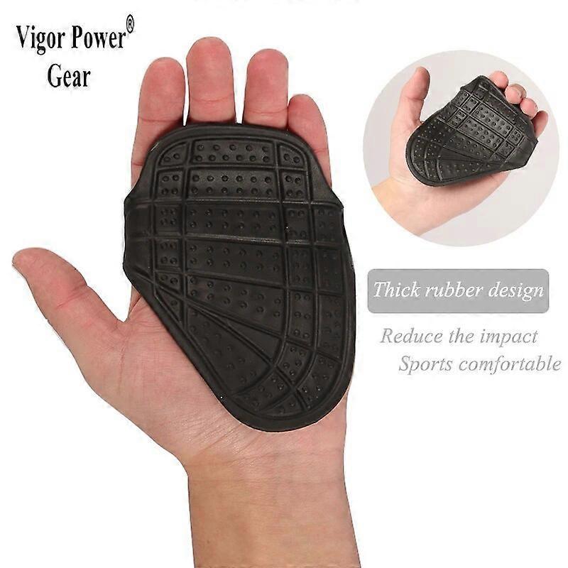 1 Pair Weightlifting Gloves with Rubber Palm Grip for Kettlebell & Bench Press