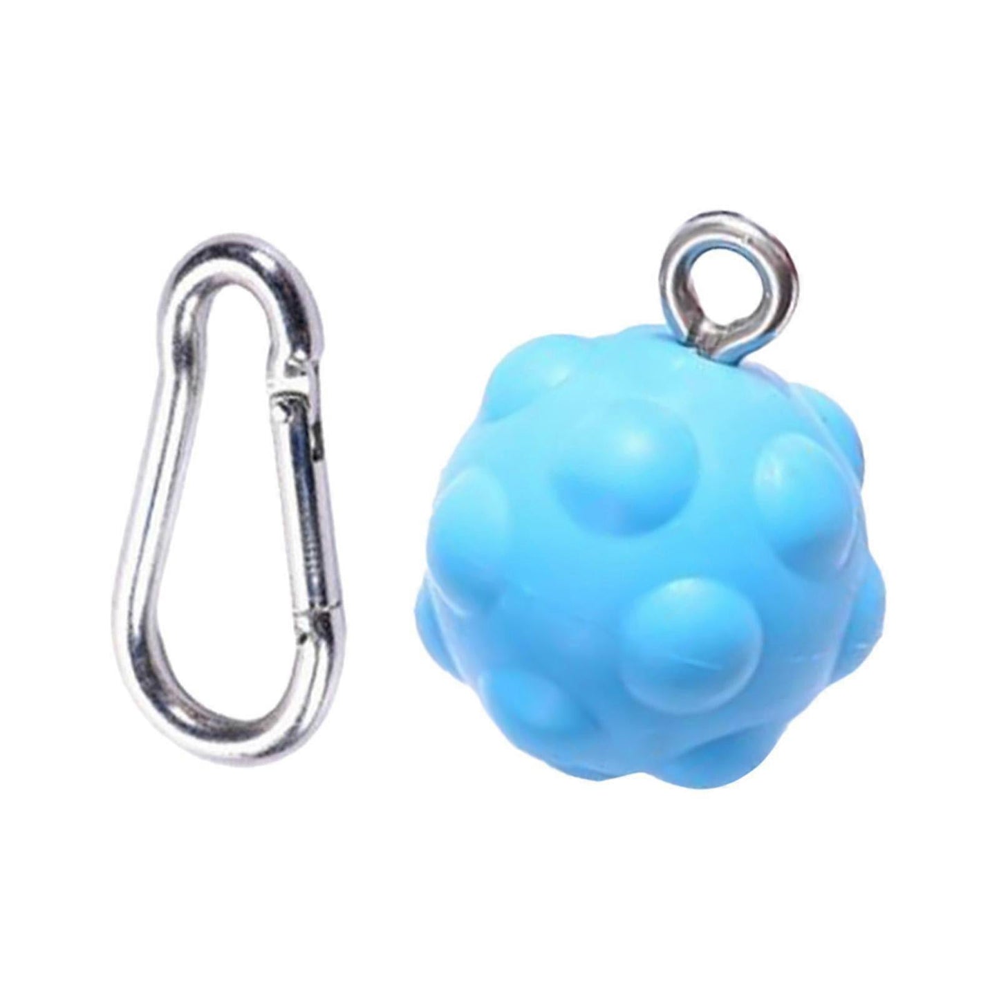 Solid Pull-Up Balls Hand Grip Strengthener with Hook, Non-Slip Forearm Trainer