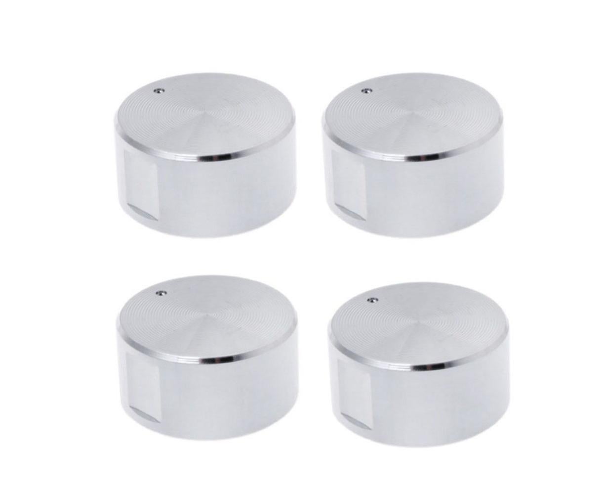 4Pcs Rotary Switches Round Knob Gas Stove Burner Oven Kitchen Parts Handles