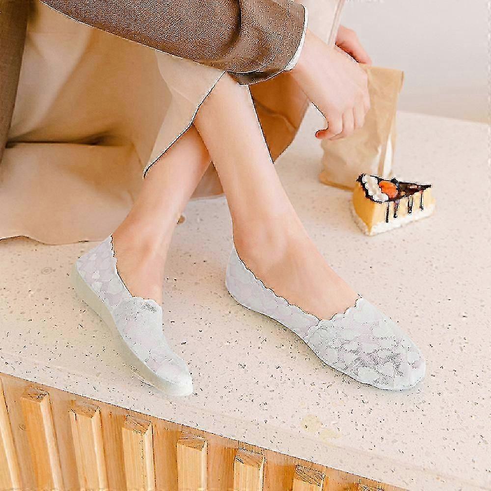 Lace Ballet Socks Transparent Low Non-Slip Breathable Socks for Women