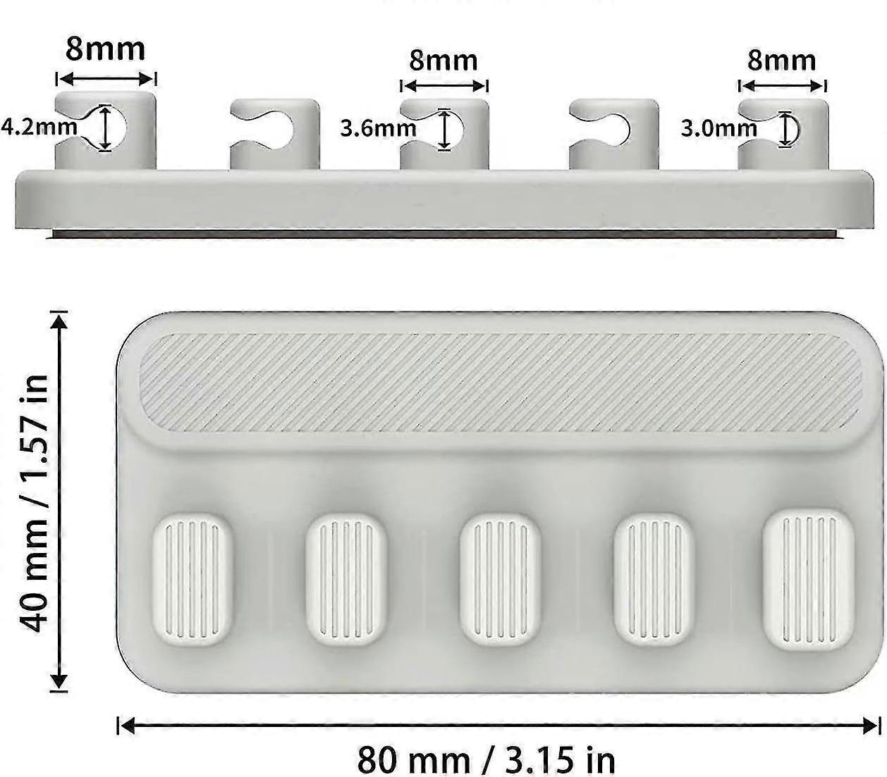 Cable Holder Organizer for Desk or Home Wire Management Solution