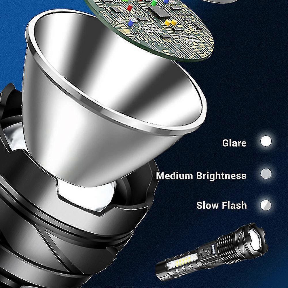 Rechargeable Tactical LED Flashlight Bright Torch for Camping & Emergencies
