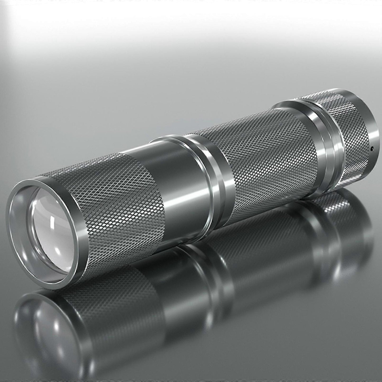 Zoomable Rechargeable Flashlight Aluminium Alloy Bright LED Tactical Torch