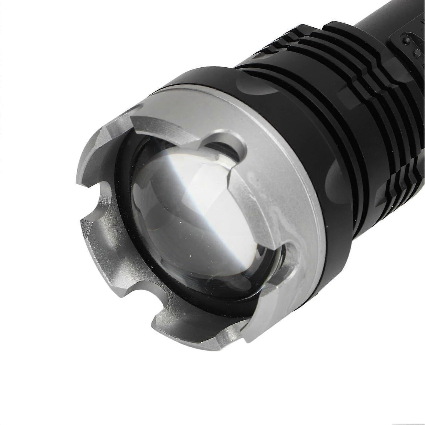Super Bright Zoomable Flashlight USB Rechargeable Waterproof Aluminum Outdoor Torch