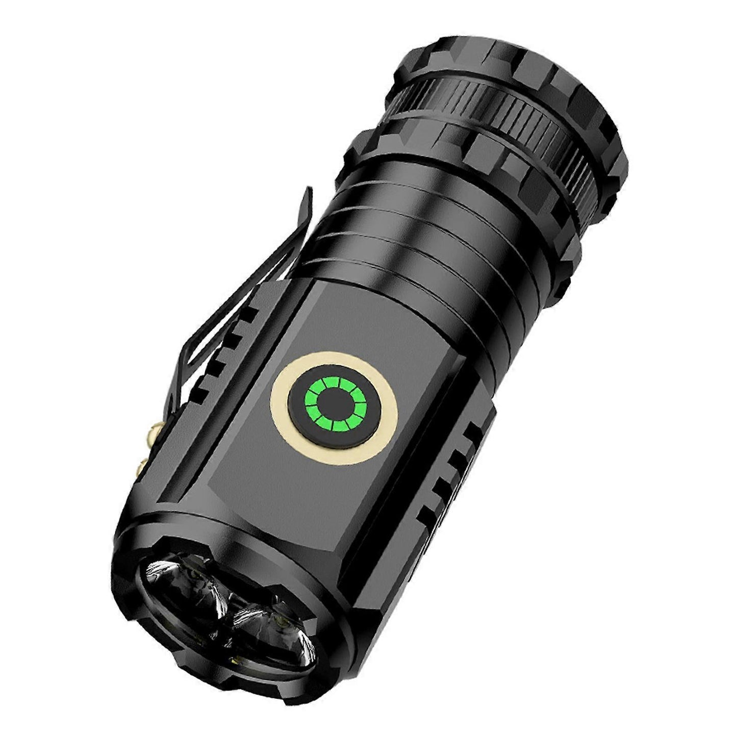 2000LM Rechargeable Tactical LED Flashlight 5 Modes Adjustable Brightness Torch