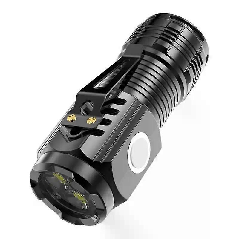 Camping Flashlight USB Rechargeable Outdoor Torch with Emergency Light