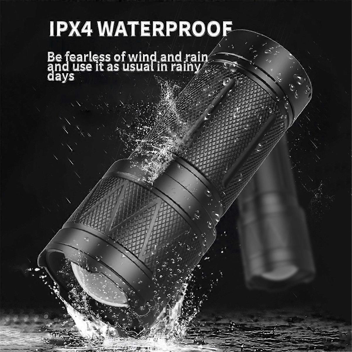 Ultra-Bright Handheld Flashlight Rechargeable Zoomable Tactical Torch