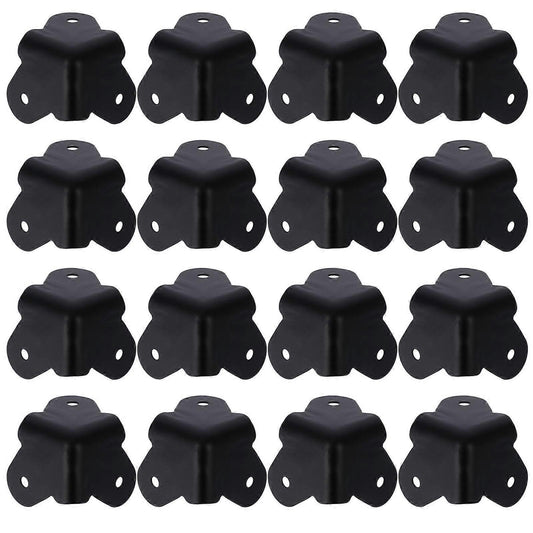 16pcs Metal Speaker Corner Protectors - Rounded Cabinet Box Edge Guards