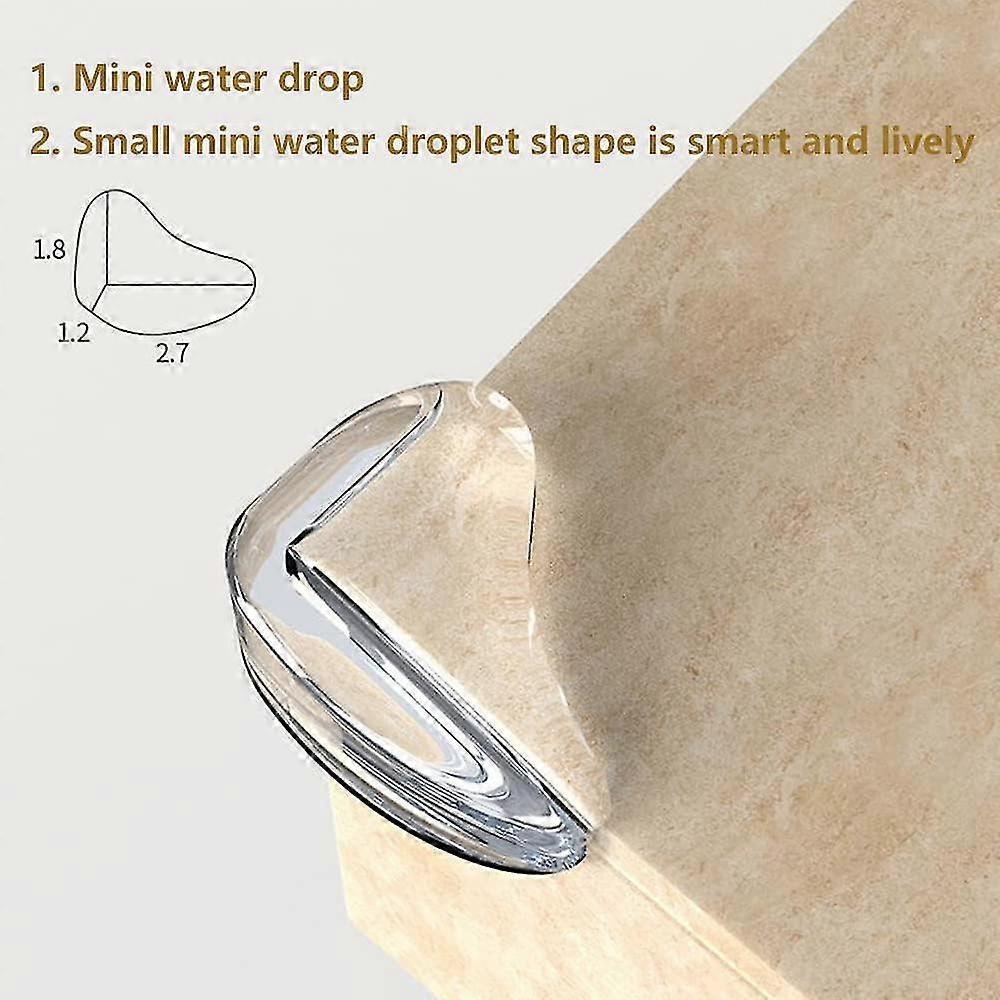 10pcs Table Corner Protectors - PVC Babies Proofing Guards for Furniture Edge Protection