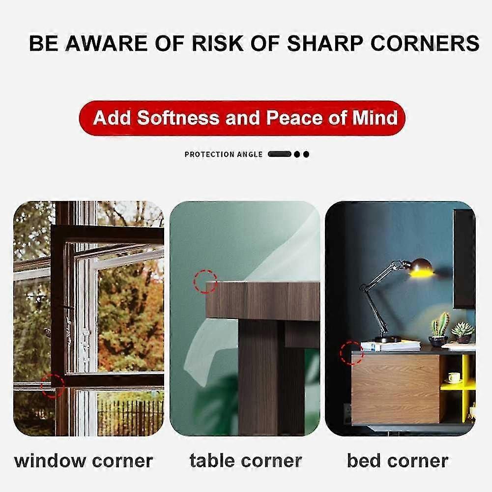 10pcs Table Corner Protectors - PVC Babies Proofing Guards for Furniture Edge Protection