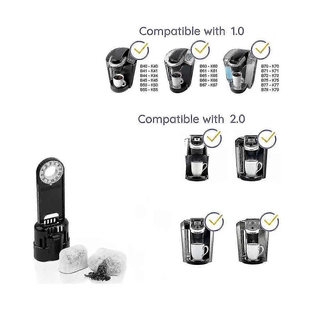 12pcs Replacement Filters for BWF100 Coffee Machines