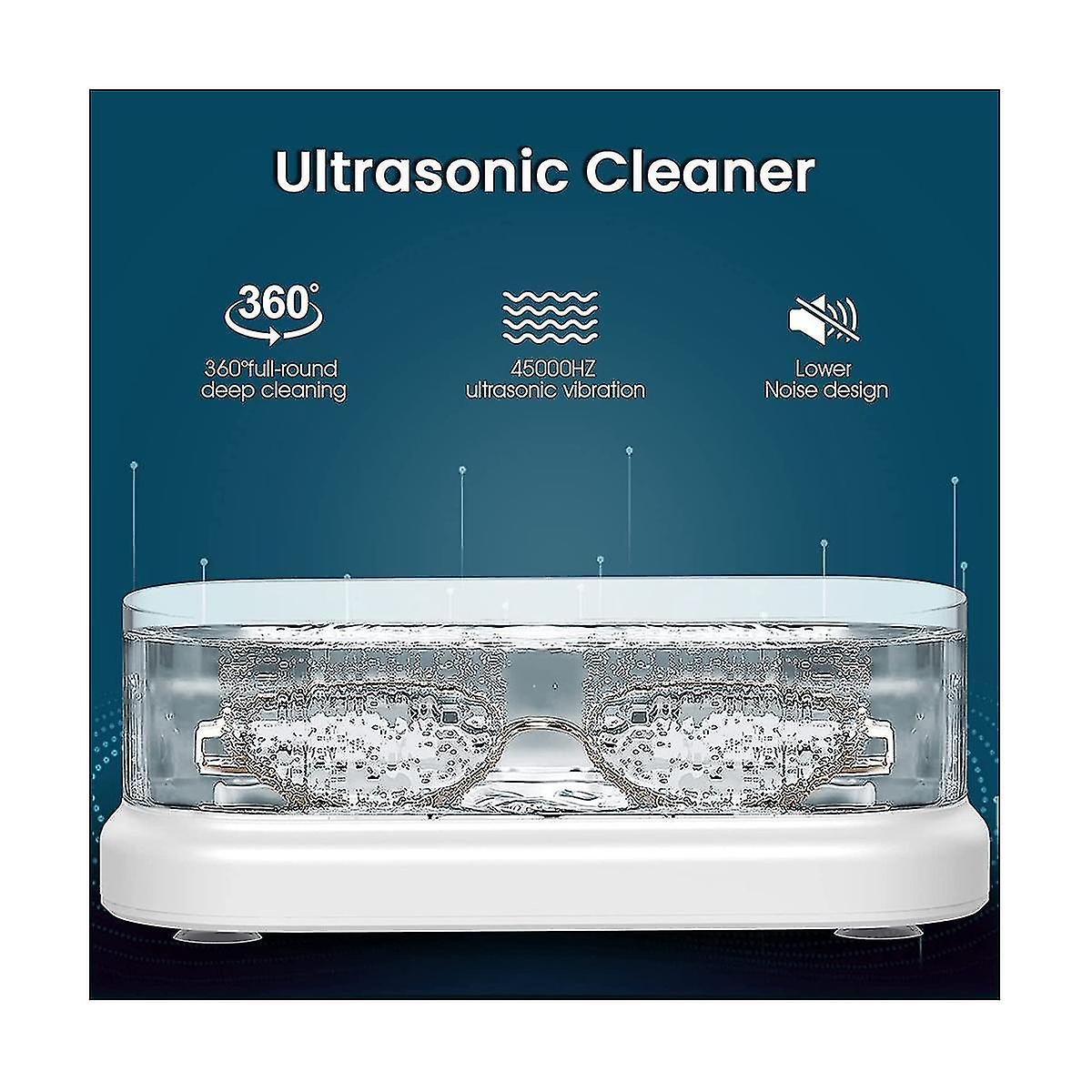 Portable Mini Ultrasonic Cleaner for Jewelry & Glasses