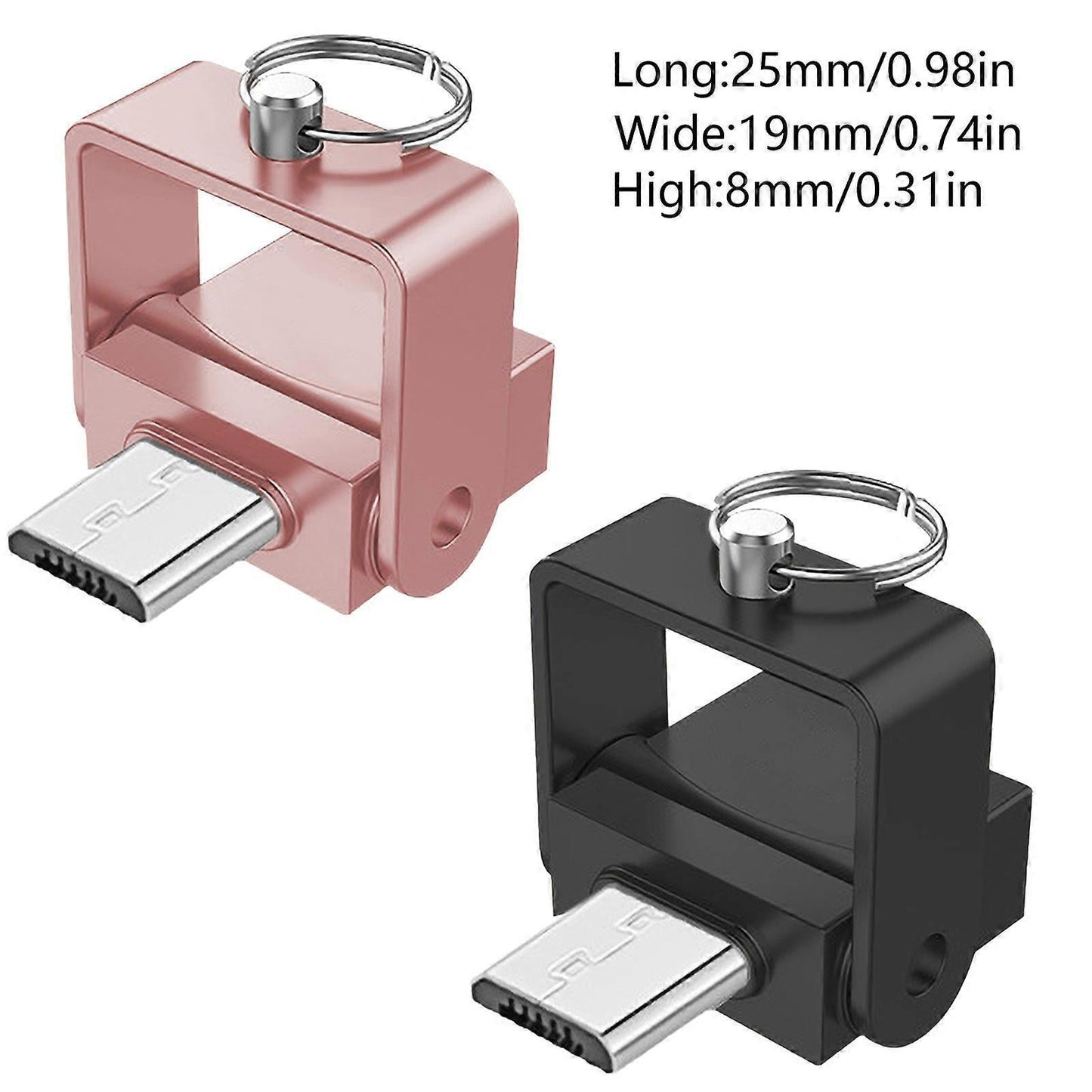 Micro USB 2.0 Card Reader, Aluminum Adapter for PC/Laptop