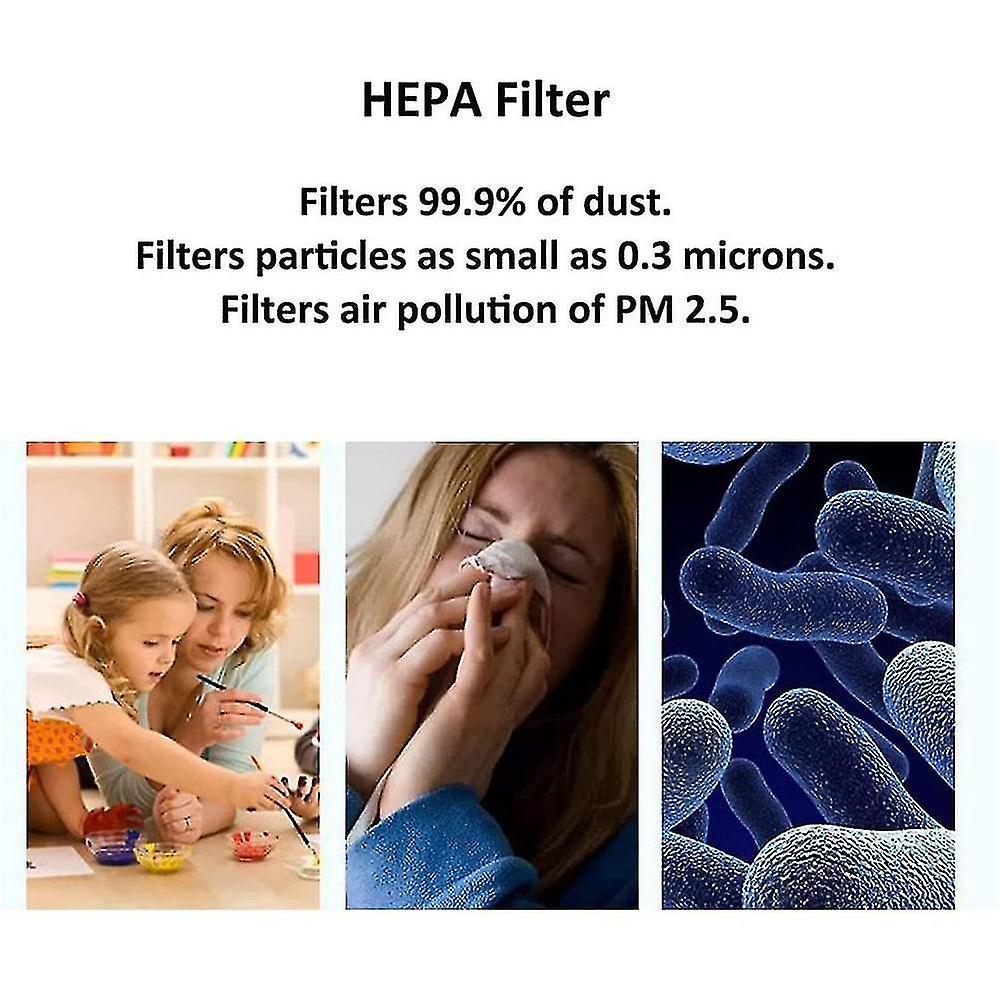 Mini Air Purifier for Bedroom & Car, Quiet Desktop Air Cleaner