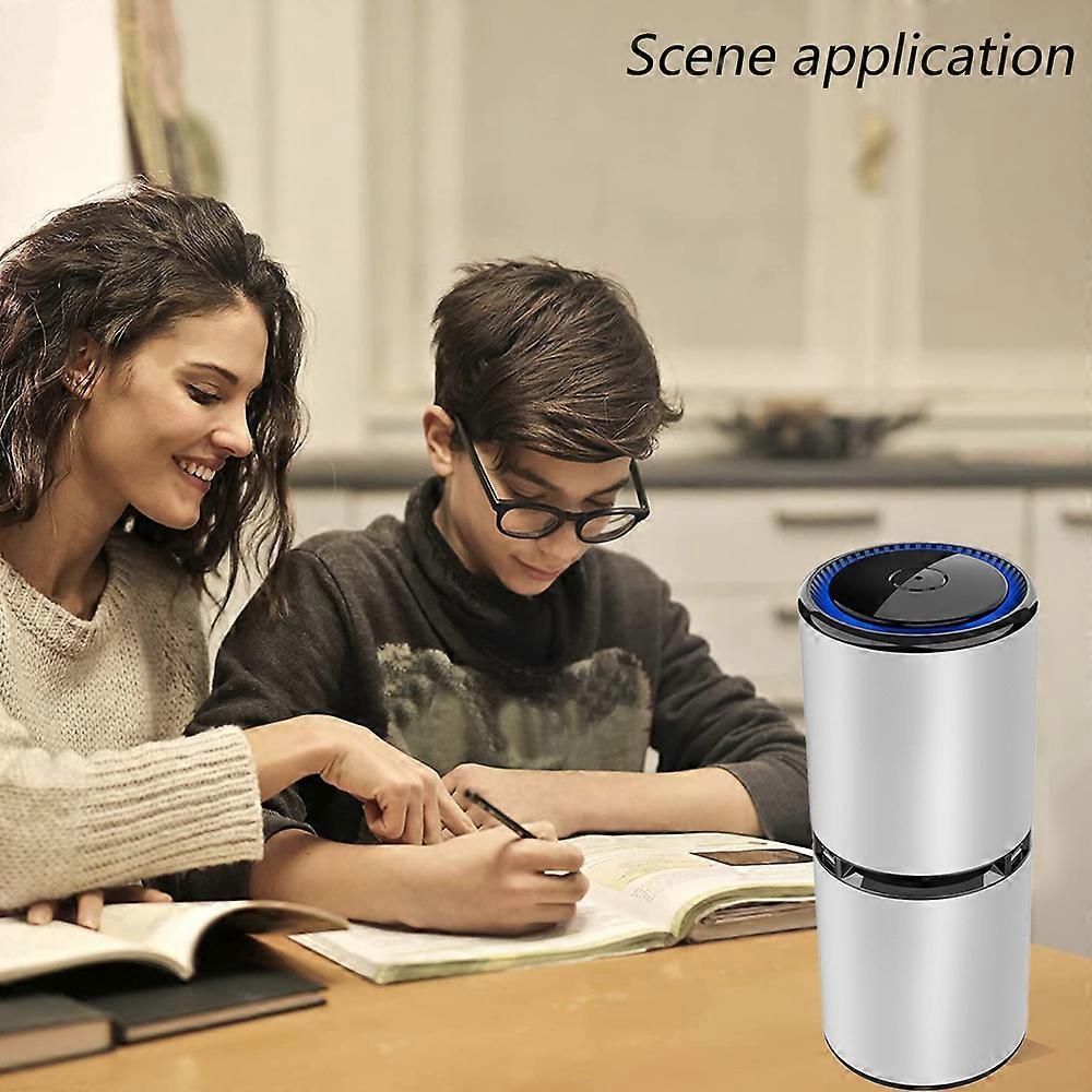 Portable Air Purifier for Car, Bedroom, Home, Compact Filter Cleaner