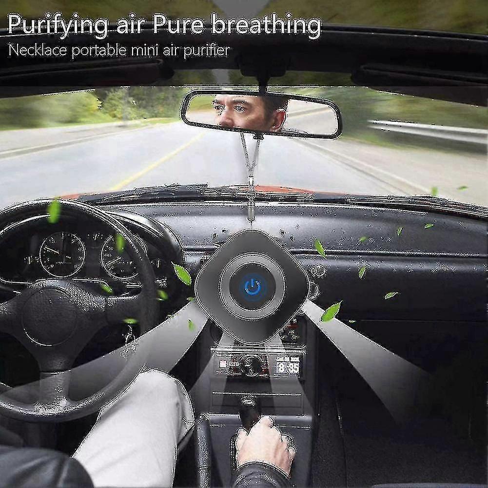 Wearable Air Purifier Necklace, Portable Home & Travel Ionizer