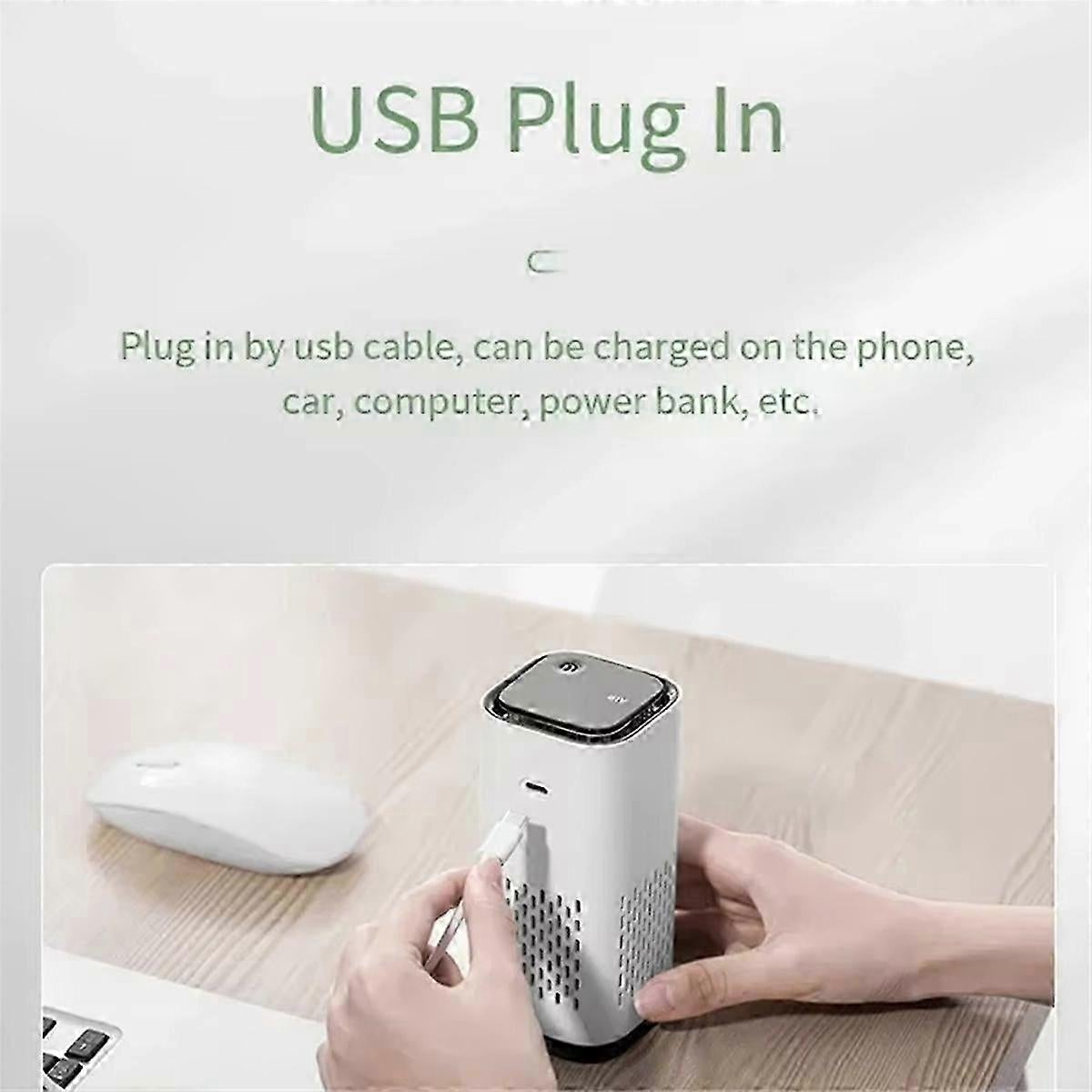 Car Air Purifier, Negative Ion Odor Remover for Vehicle