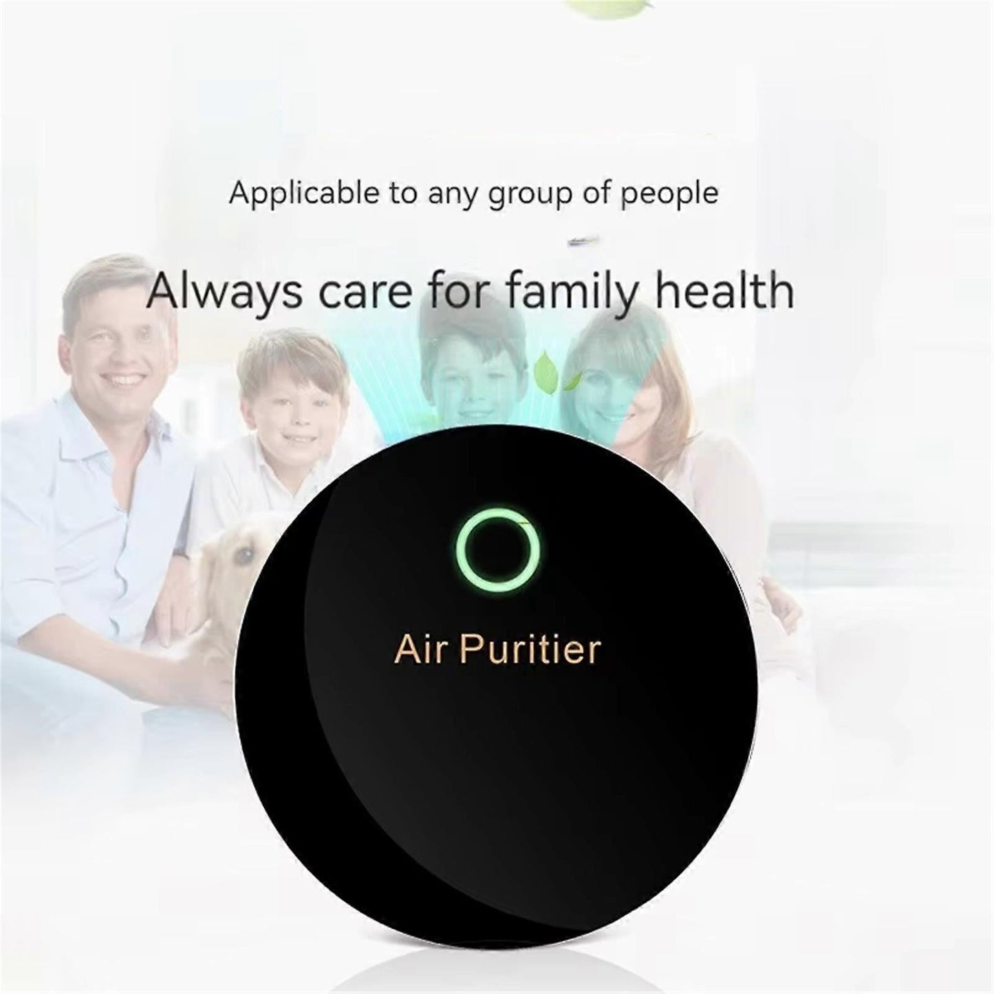 USB Rechargeable Small Air Purifier for Desk & Car, Compact Air Cleaner