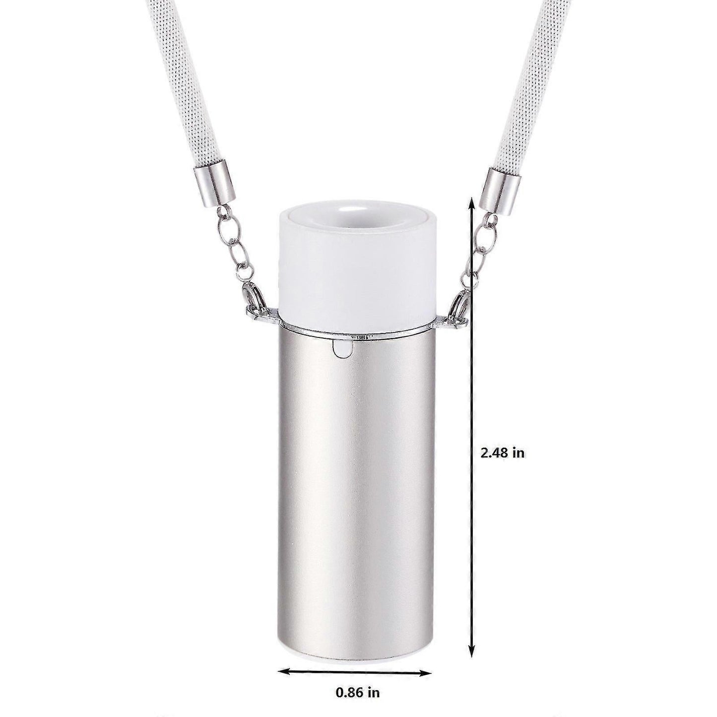 Air Purifier Necklace Rechargeable Personal Mini Wearable Travel Ionizer No Static