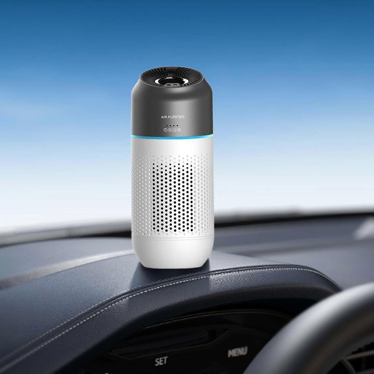 Portable Mini Car Air Purifier for Bathroom, Home & Office Use