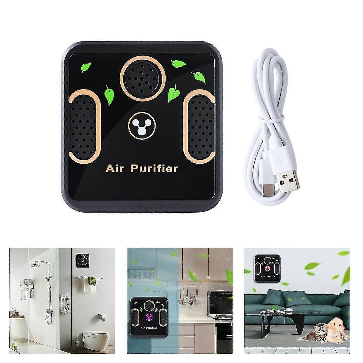 Small Kitchen Air Purifier Machine Compact Air Cleaner Model