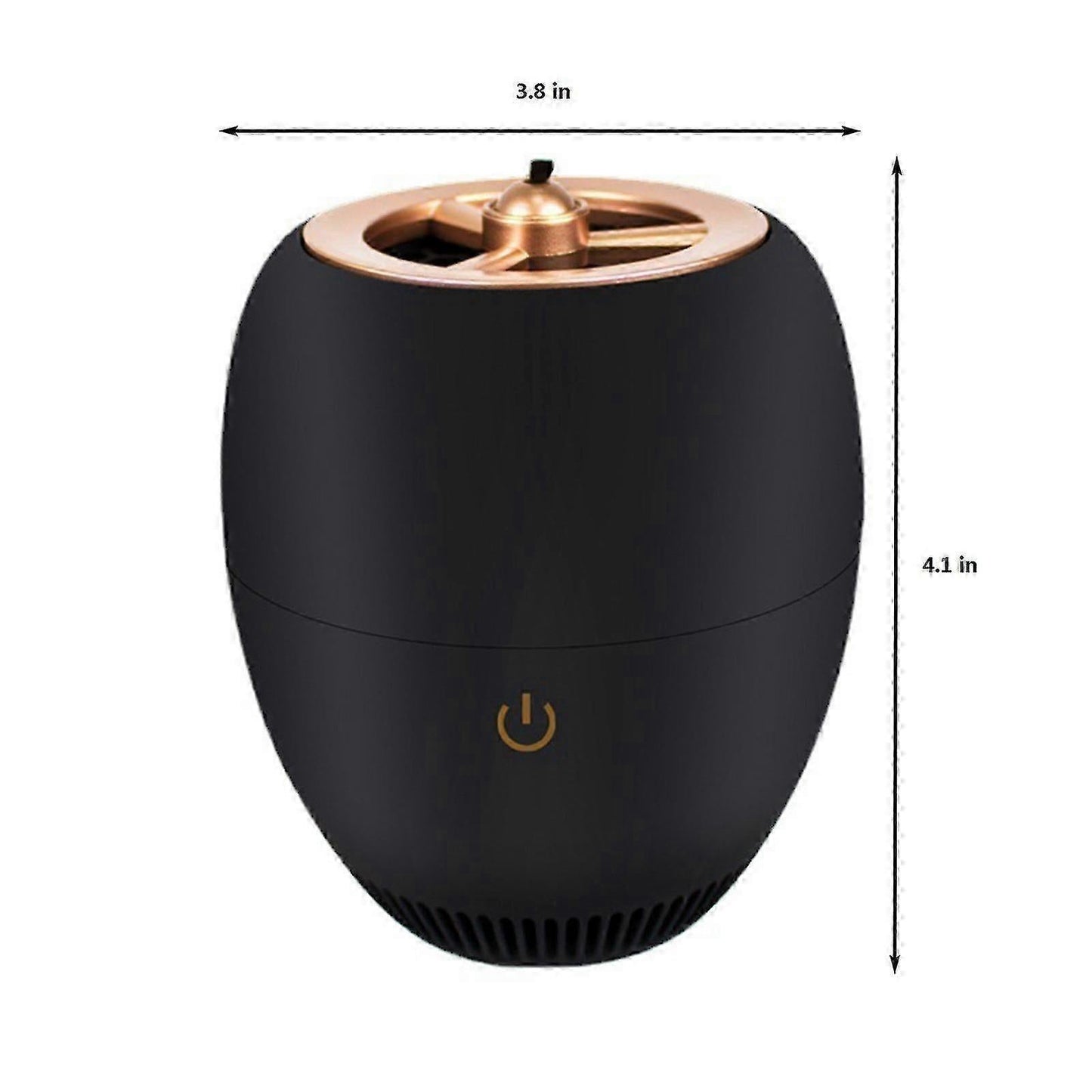 Car Air Purifier USB Ionic Deodorizer - Removes Smoke, Pet & Food Odor