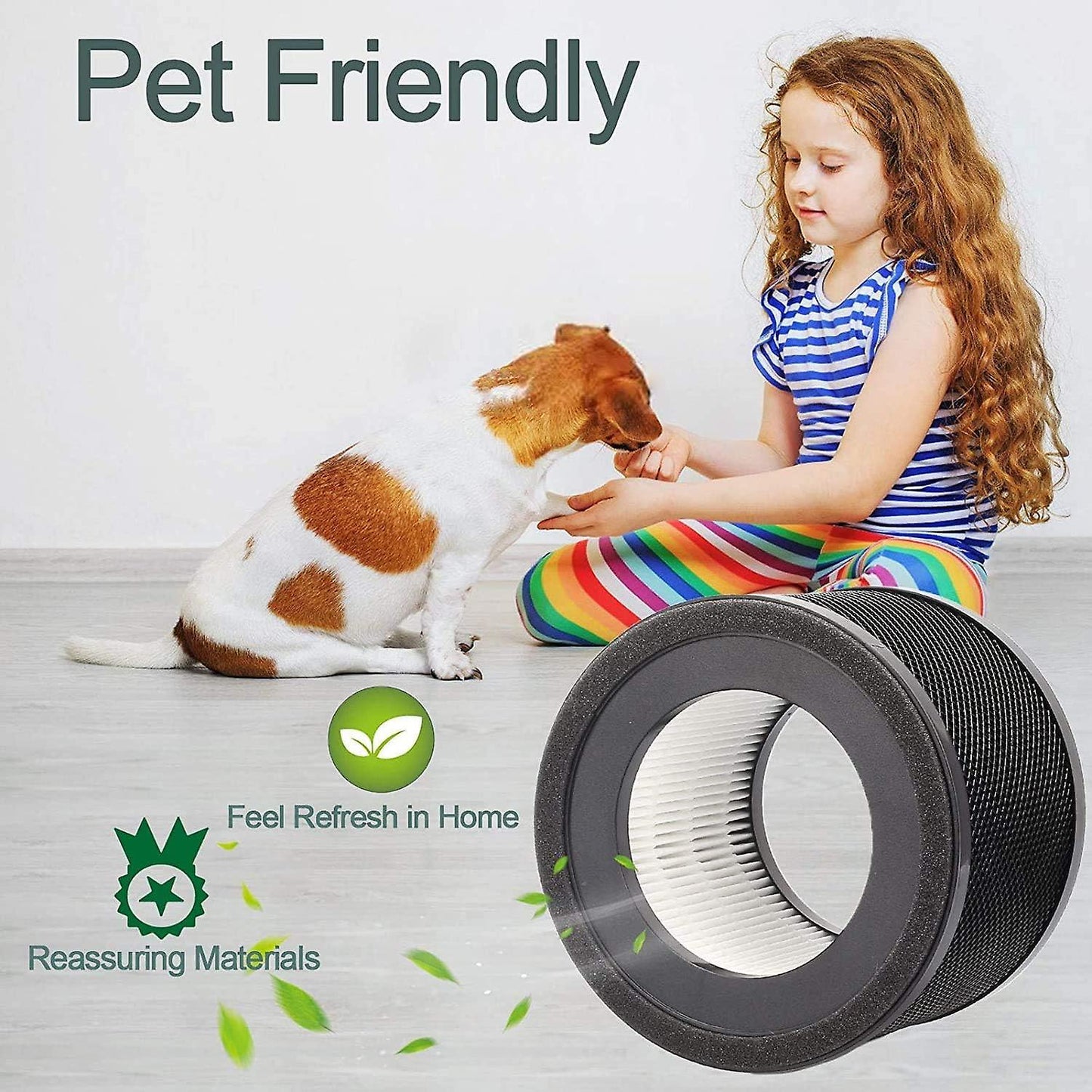 HEPA Filter for AP001/VAEE014 Air Purifier with Activated Carbon Filter