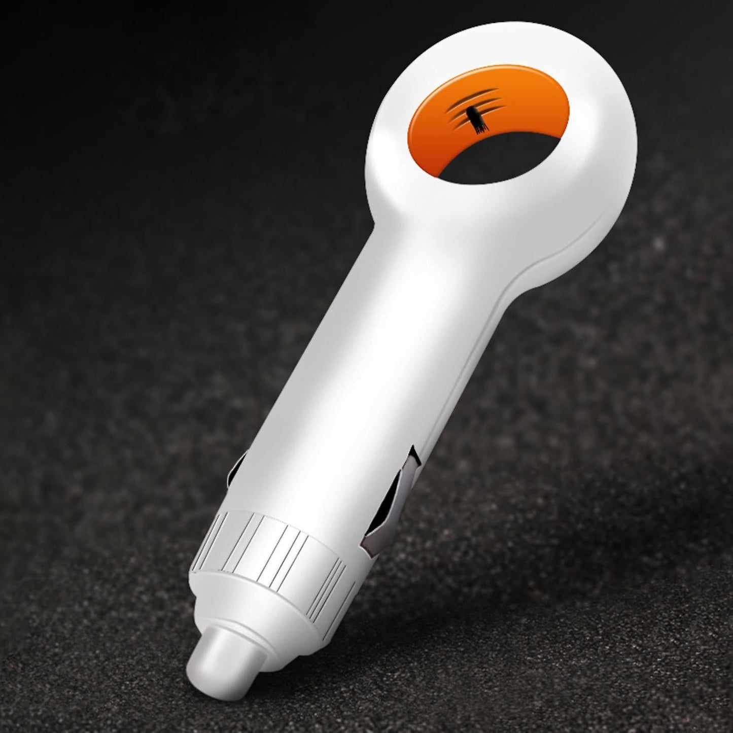 Mini Car Air Purifier with Negative Ion Filter - White Vehicle Model