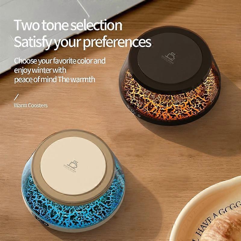 Coffee Mug Warmer, 4 Temp Settings, Simulated Volcano Design