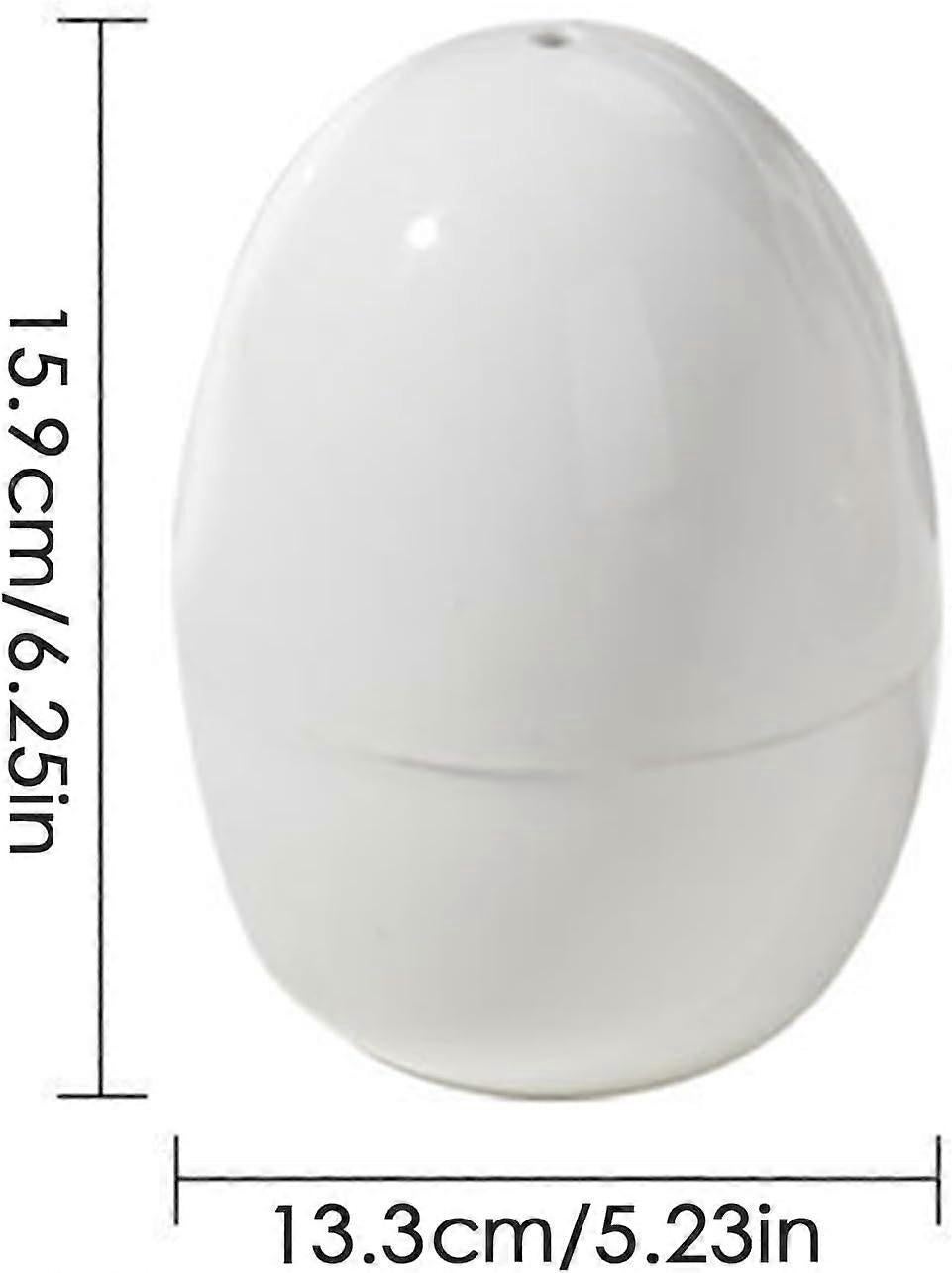 Microwave Egg Cooker, Quick 4-Egg Boiler for Hard or Soft Eggs
