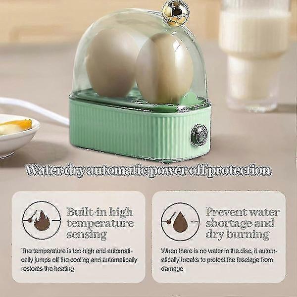 2-Egg Compact Electric Egg Cooker for All Cooking Styles