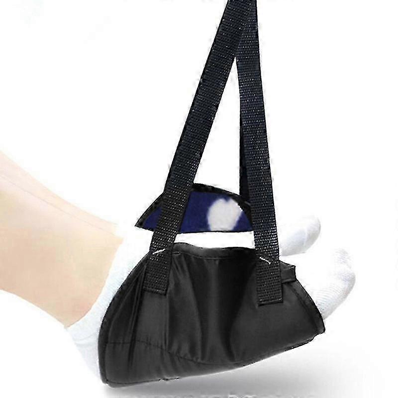 Adjustable Height Travel Foot Hammock for Plane, Carry-On Size
