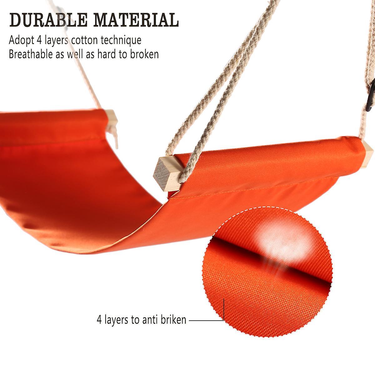 Adjustable Desk Foot Hammock with Strap, Office/Travel Use