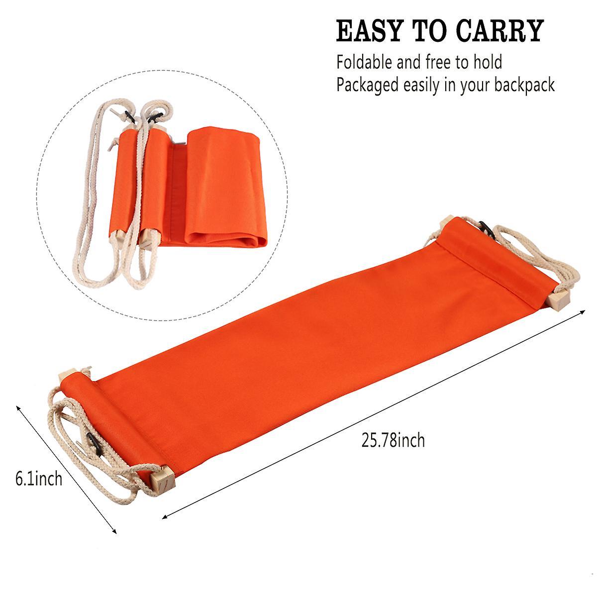 Adjustable Desk Foot Hammock with Strap, Office/Travel Use