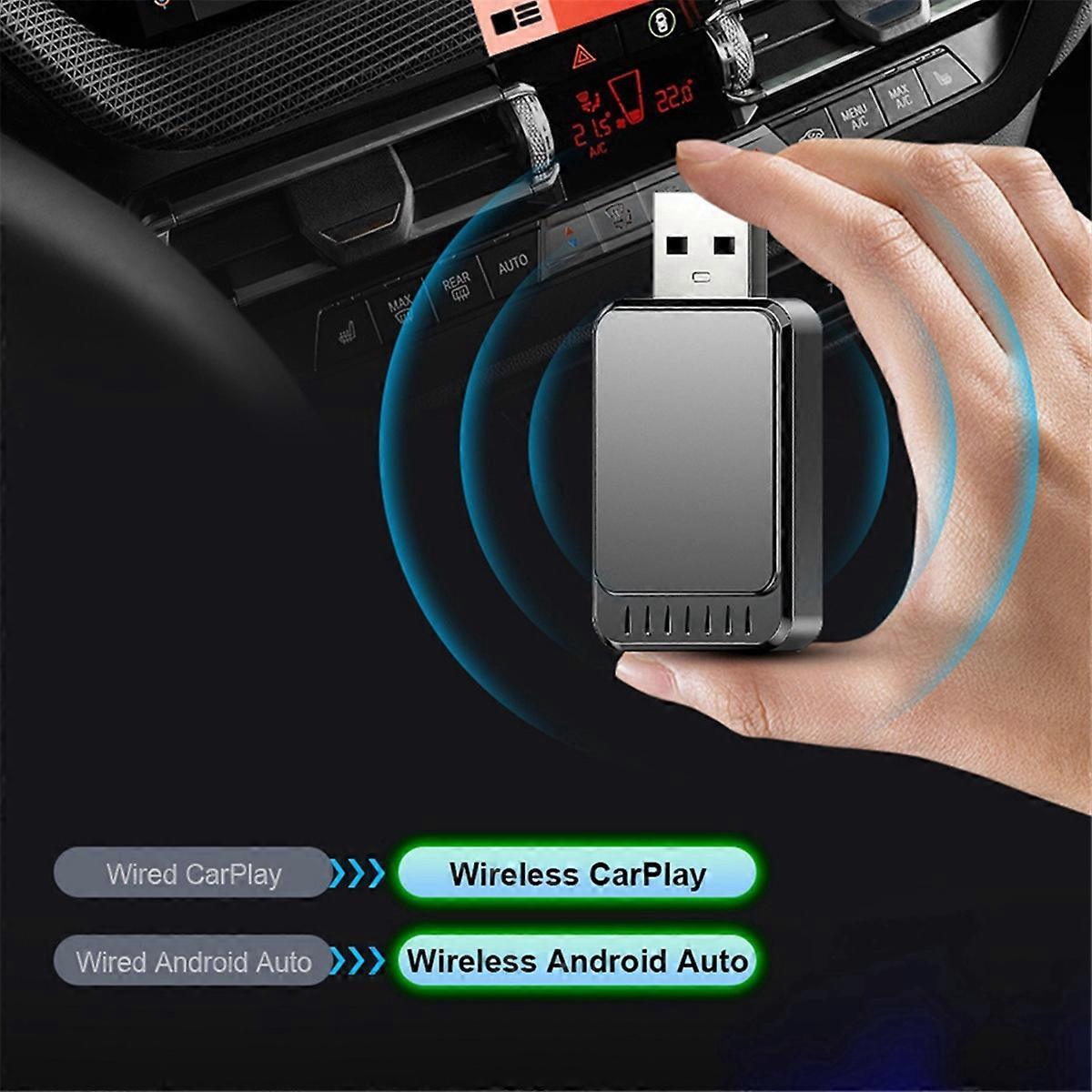CarPlay Adapter for Android Auto, Wired to Wireless Dongle