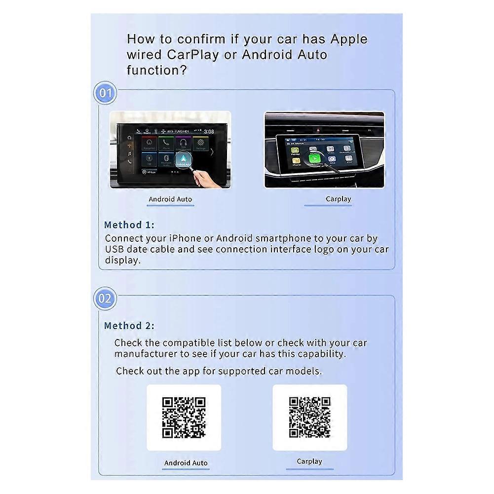 CarPlay Adapter for Android, Wired to Wireless AI Box