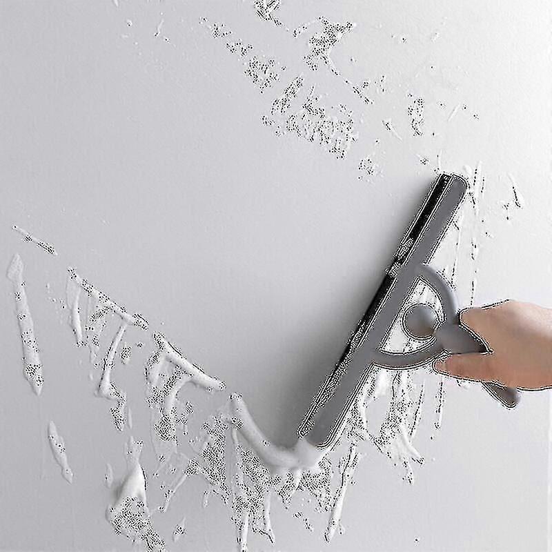 Gray Shower Squeegee, Multi-Purpose Glass Cleaner