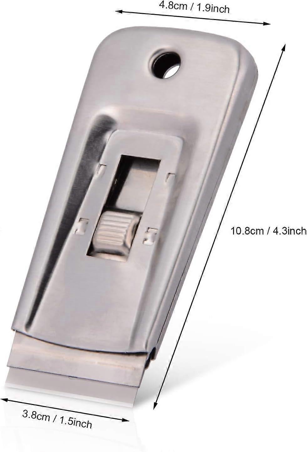 Metal Glass & Ceramic Squeegee Scraper, Remove Labels/Glue/Stickers