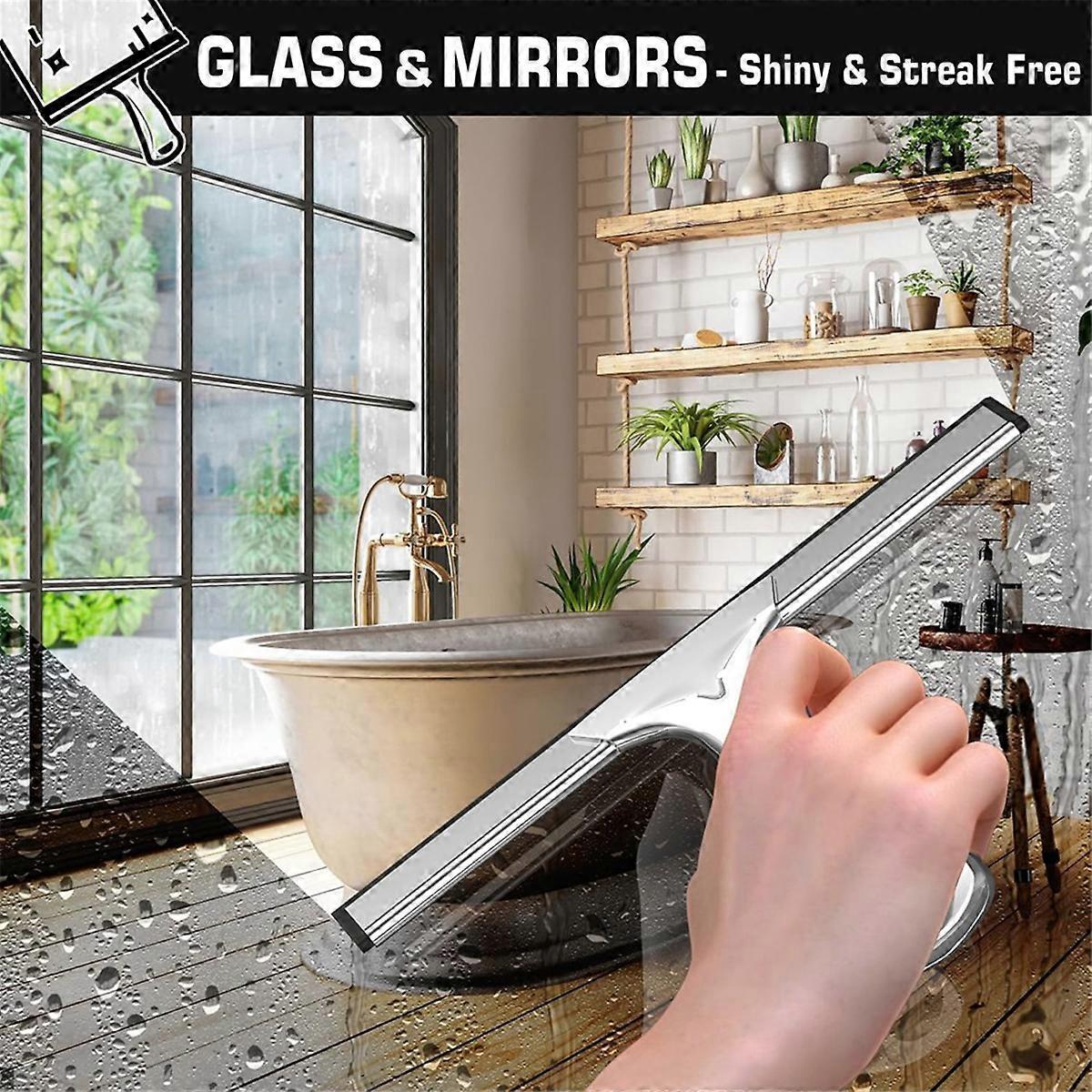 Stainless Steel Shower Squeegee for Glass Doors